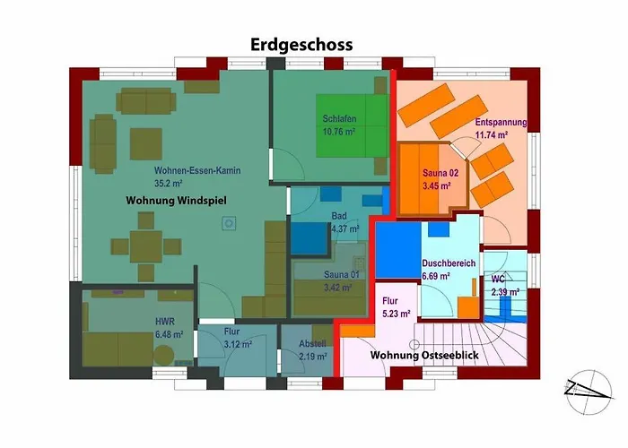 Baltic Sea View Comfortable Сasa de vacaciones Lancken